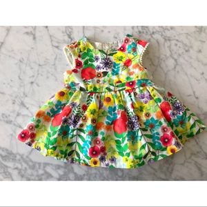 Newborn Baby Girl Floral Dress Flowers
